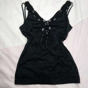 Y2K Embellished Cami Top