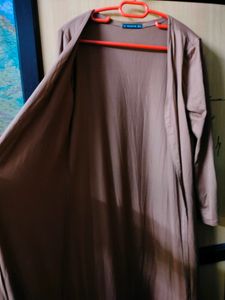 Bodycon Dress With Overcoat
