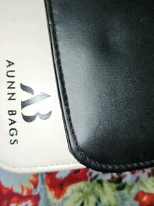 Aunn Bags Black &amp; White Satchel