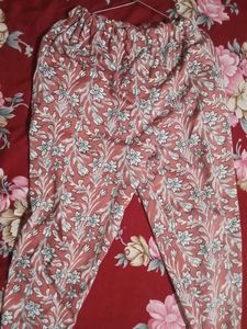 Pink Frock With Pant (Set )