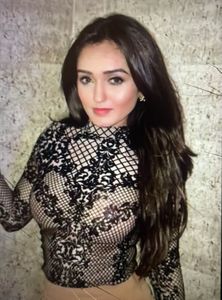 Patterned Mock Neck Top