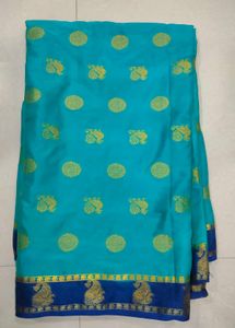Elegant Teal Saree