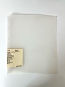 Muji A4 binder with one touch ring