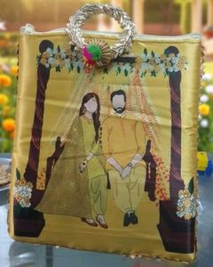 Custom Couple Portrait Handbag