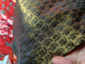 🆕️ Women Green Brocade-Brasso Kurti