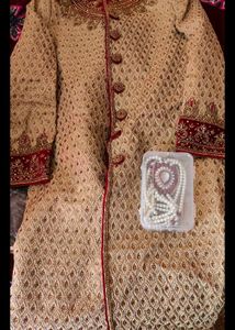 Elegant Sherwani only kurta with jewellery