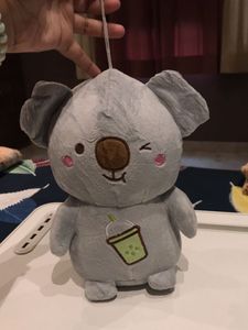 Koala Plushie with Boba Tea