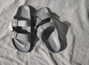 Birkenstock Arizona Essentials Silver - Size 39