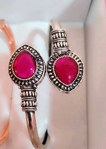 Pink Stone Bangle