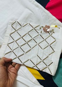 Hand Work White Pant