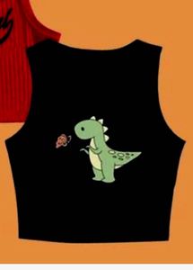 Dino & Clownfish Graphic Tank