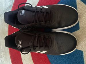 Adidas Black &amp; White Athletic Shoes