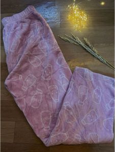 Cute Pink Patterned Lounge Pants