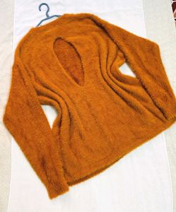 🎁 Buy1 Get1 Free Cozy Brown Knit Sweater E