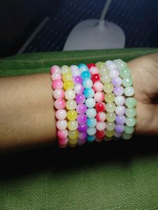 Dual Shade Beads Bracelet