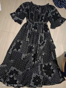 Stylish Off-Shoulder Maxi Dress