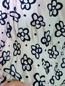 White Floral Shirt