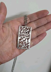 Being Human Unisex Silver Chain with Pendant