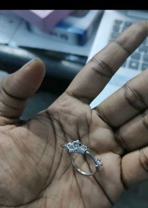 Sliver Plated Ring Combo Of 5