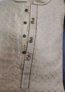 Elegant Cream Sherwani