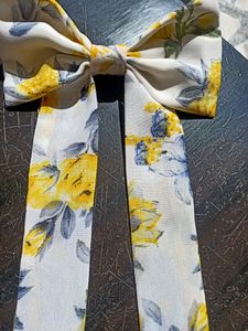 Combo Of Long Tail Bow And Bow Rubber Band