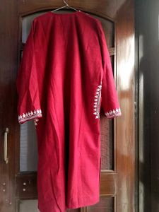 Floral Embroidered Wool Pheran