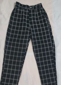 Checked Trousers