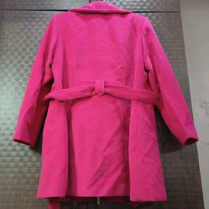 Women Pink Coat