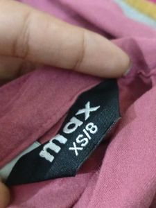 Rosewood V-Neck Long Sleeve Top