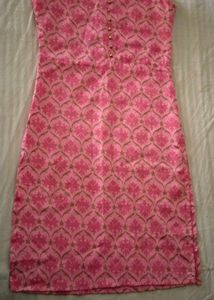 Pink Floral Sleeveless Top