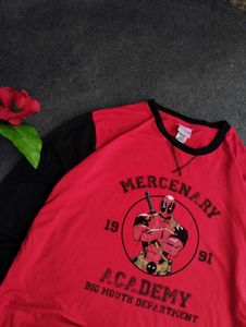 Marvel Red T Shirt For Mens