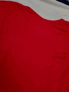 Red Embroidered short kurti ❤️
