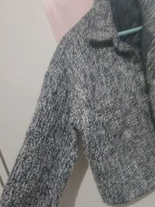 Stylish Grey Tweed Jacket