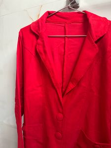 Mary Jane Red Blazer