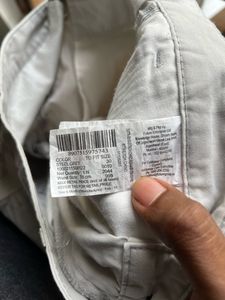 Steel Grey 30 Inch Lycra Stretch Chino