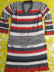 Striped Knit Dress for women.