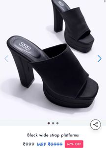 brand new sss black y2k heels