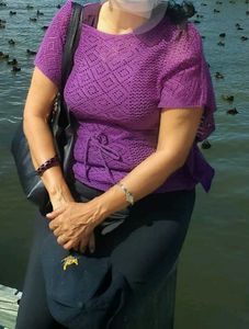 Nice Knitted Purple Top