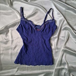 Purple Lace Corset Top