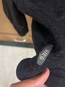 Black Turtleneck Top