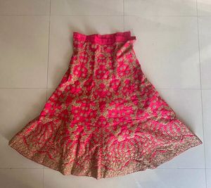 Embroidery And Diamond Work Bride Lehnga