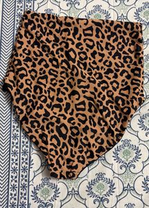 Sparkly Black Bodysuit &amp; Leopard Print Bottom