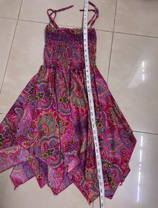 Girls Colorful Beach Frock (6-8)