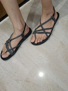 Strappy Black Sandals