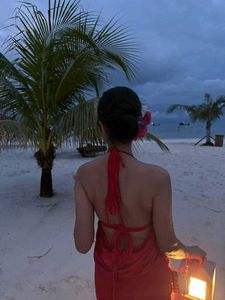 Red Pretty Long Gown