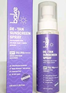 Bake Cosmetics Sunscreen Spray Spf 70