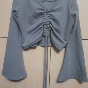 Grey Trendyy Lace Topp