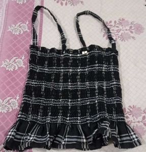 Plaid Cami Top