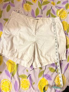 M&amp;S White Shorts
