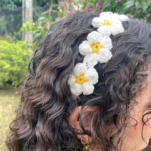Daisy Crochet Flower Headband